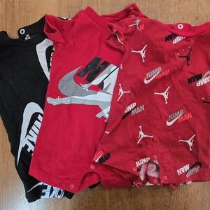 Newbork Nike Kids Jumpman Tees - Red & Black